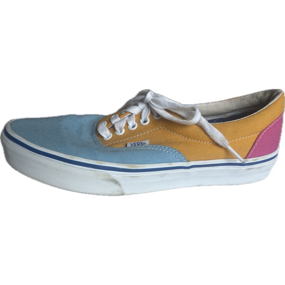 Vans Era Canvas 'Colorblock' Mens Size 9 US Multicolor Skate Shoes Sneakers